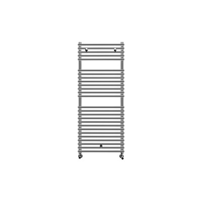 Jaya Round Ladder Radiator (500x1190mm) - Chrome | Heating |