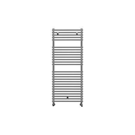 Jaya Round Ladder Radiator (500x1190mm) - Chrome | Heating |