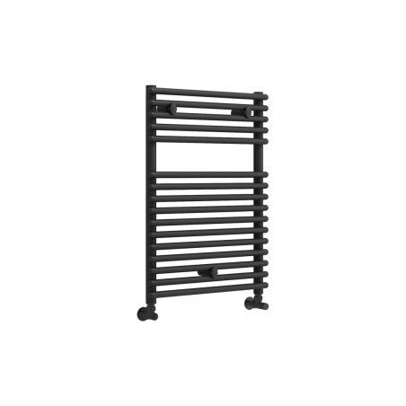 Jaya Round Ladder Radiator (500x730mm) - Black | Heating | B