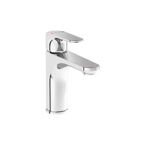 VitrA Root Round Basin Mixer - Chrome | Bathroom Taps | Bath