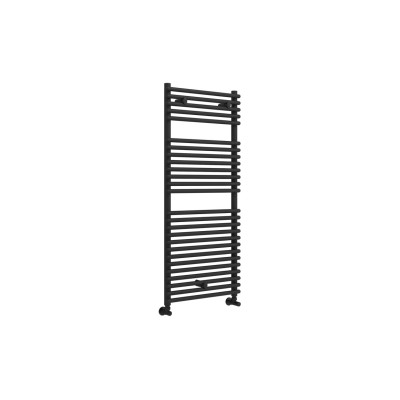Jaya Round Ladder Radiator (500x1190mm) - Black | Heating |