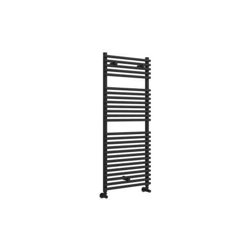 Jaya Round Ladder Radiator (500x1190mm) - Black | Heating |