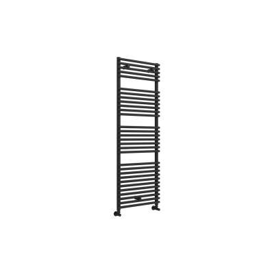 Jaya Round Ladder Radiator (500x1450mm) - Black | Heating |
