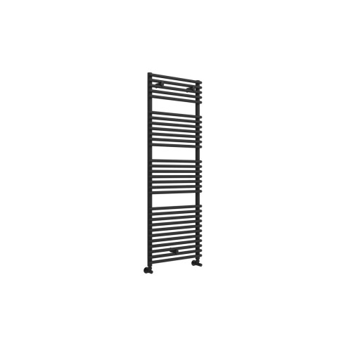 Jaya Round Ladder Radiator (500x1450mm) - Black | Heating |