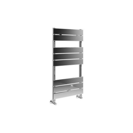 Logan Square Ladder Radiator (500x840mm) - Chrome | Heating