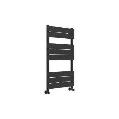Logan Square Ladder Radiator (500x840mm) - Black | Heating |