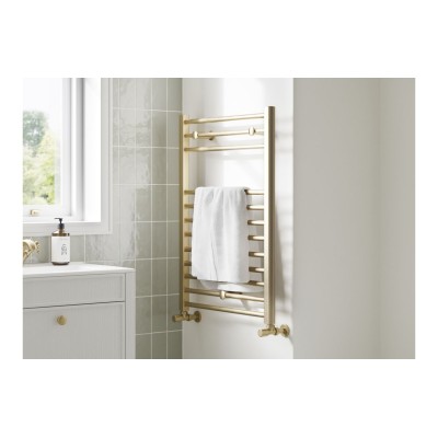 Eibus Straight 30mm Ladder Radiator (500x800x30mm) - Brushed