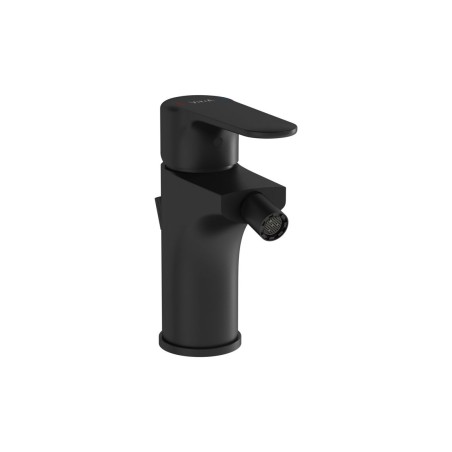 VitrA Root Round Bidet Mixer - Matt Black | Bathroom Taps |