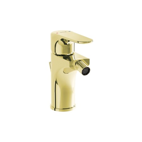 VitrA Root Round Bidet Mixer - Soft Gold | Bathroom Taps | B