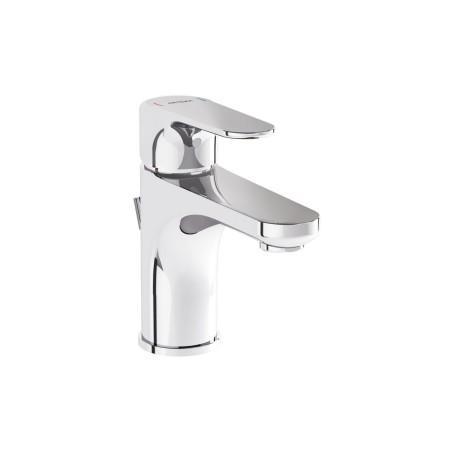 VitrA Root Round Compact Basin Mixer w/Waste Lever - Chrome