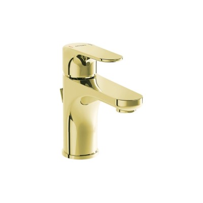 VitrA Root Round Compact Basin Mixer w/Waste Lever - Soft Go