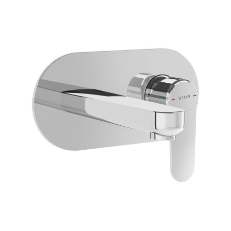 VitrA Root Round Integrated Basin Mixer - Chrome | Bathroom