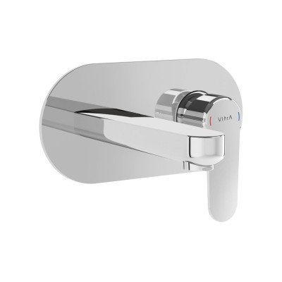 VitrA Root Round Integrated Basin Mixer - Chrome | Bathroom 2