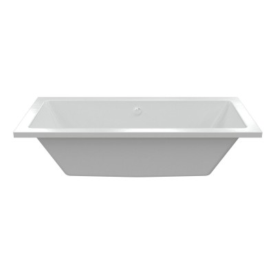 Naples 1700mm Square 1700 x 750mm Double Ended Bath | BathroomKing 2
