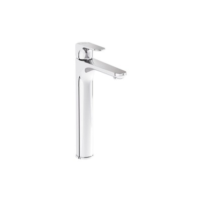 VitrA Root Round Tall Basin Mixer - Chrome | Bathroom Taps |