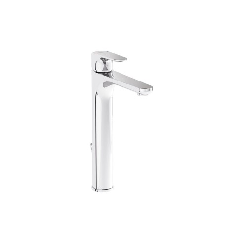 VitrA Root Round Tall Basin Mixer w/Waste Lever - Chrome | B