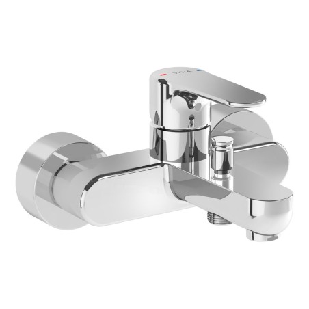 VitrA Root Round Wall Mounted Bath/Shower Mixer - Chrome | B