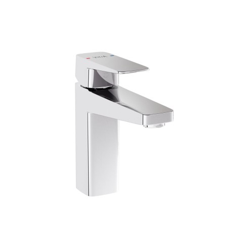 VitrA Root Square Basin Mixer - Chrome | Bathroom Taps | Bat