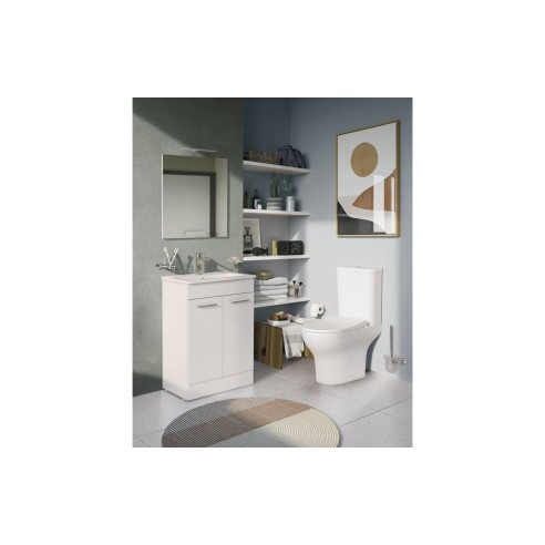 VitrA Root Square Basin Mixer - Chrome | Bathroom Taps | Bat