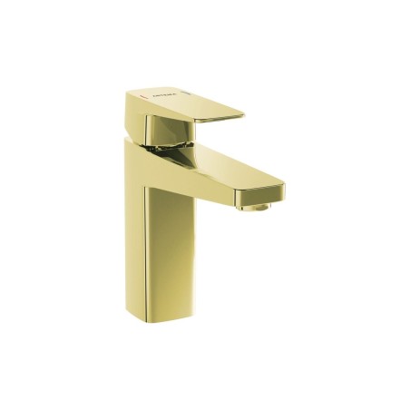 VitrA Root Square Basin Mixer - Soft Gold | Bathroom Taps |