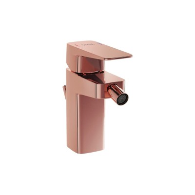 VitrA Root Square Bidet Mixer - Soft Copper | Bathroom Taps