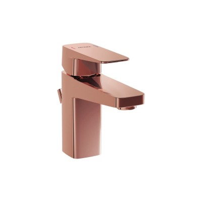 VitrA Root Square Compact Basin Mixer w/Waste Lever - Soft C