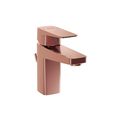 VitrA Root Square Compact Basin Mixer w/Waste Lever - Soft C