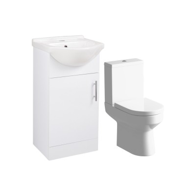 Tavira 450mm Vanity & C/C Toilet Pack | Bathroom Sets | Bath