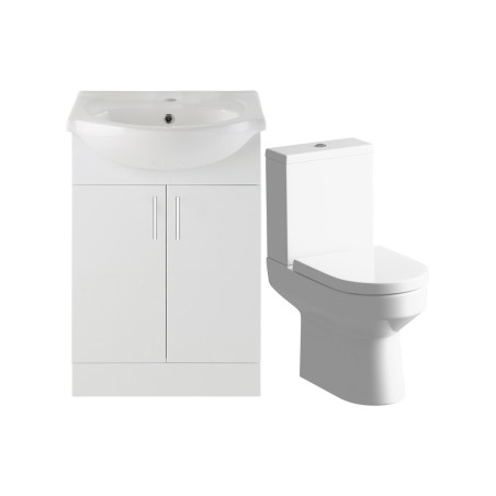 Tavira 550mm Vanity & C/C Toilet Pack | Bathroom Sets | Bath