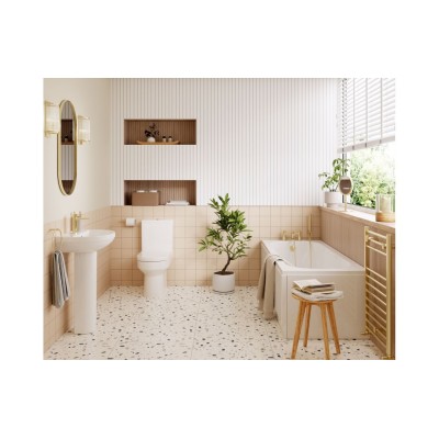 Logrono Full Suite & Bath w/Chrome Finishes | Bathroom Sets