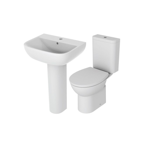 //2Go 4-Piece Ceramics Suite | Bathroom Sets | BathroomKing