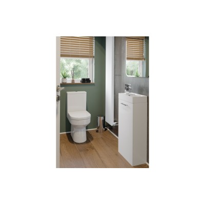 Valbom 410mm F/S Basin Unit & C/C Toilet Pack - Anthracite G 2