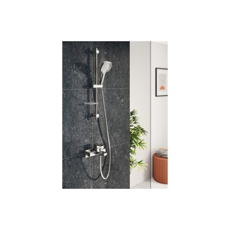 VitrA Root Square Wall Mounted Bath/Shower Mixer - Chrome |