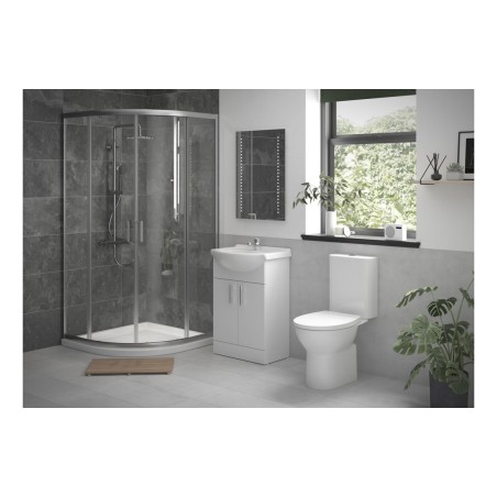 Tavira Full Suite with 900mm 2 Door Easy-Fit Quadrant & Tray