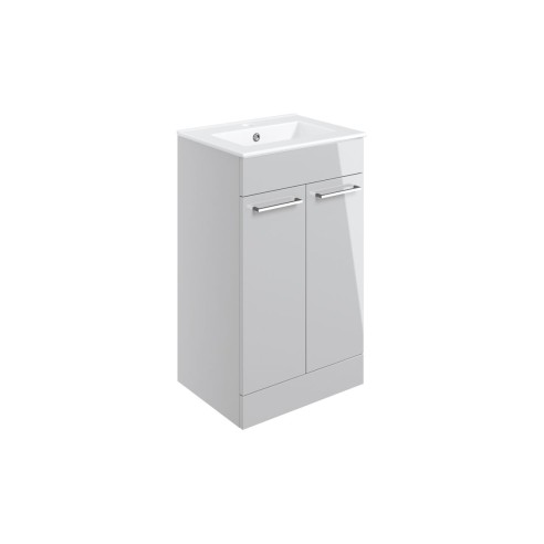 Valbom 510mm Floor Standing Unit & Close Coupled WC Pack - G