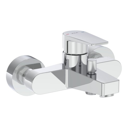 VitrA Root Square Wall Mounted Monohole Bath/Shower Mixer -