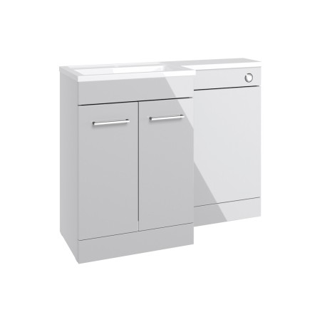 Vila Nova 1000mm Furniture & BTW WC Pack - Grey Gloss (RH) |