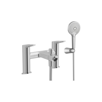 VitrA Solid S Bath/Shower Mixer - Chrome | Bathroom Taps | B 2