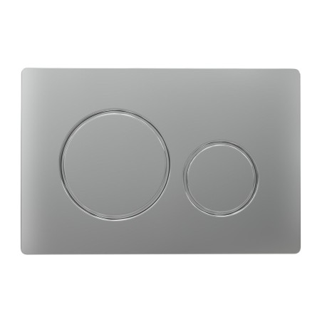 Round Push Button Flushplate - Chrome | Wall Hung Frame Syst