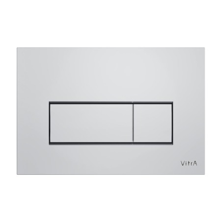 VitrA Loop Square Flush Plate - Chrome | Wall Hung Frame Sys