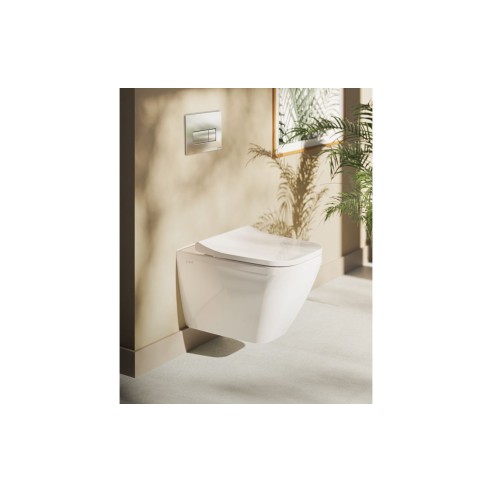 VitrA Loop Square Flush Plate - Chrome | Wall Hung Frame Sys