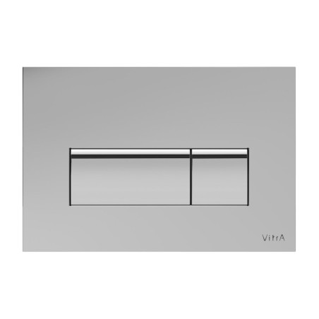 VitrA Loop Square Flush Plate - Chrome | Wall Hung Frame Sys
