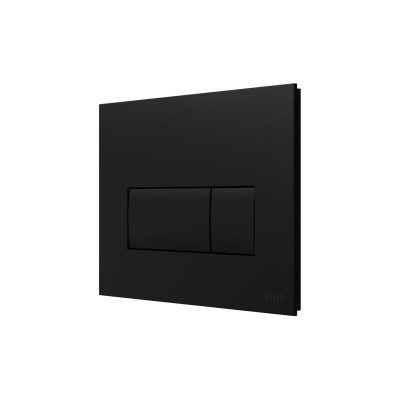 VitrA Loop Square Flush Plate - Matt Black | Wall Hung Frame 2