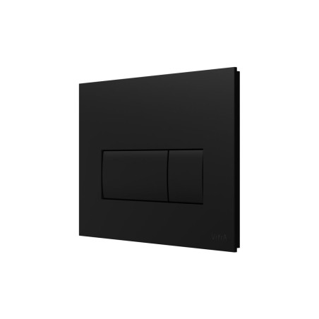 VitrA Loop Square Flush Plate - Matt Black | Wall Hung Frame