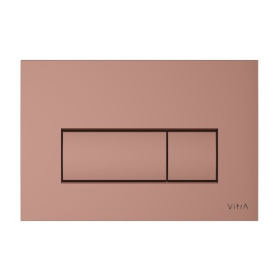 VitrA Loop Square Flush Plate - Soft Copper | Wall Hung Fram