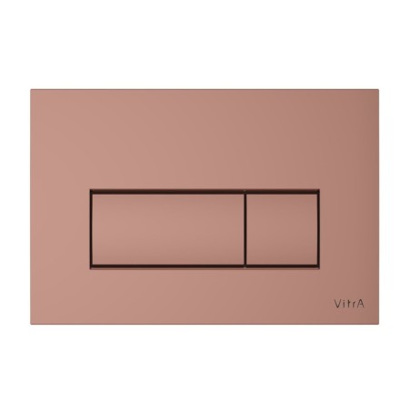 VitrA Loop Square Flush Plate - Soft Copper | Wall Hung Fram