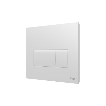 VitrA Loop Square Flush Plate - Gloss White | Wall Hung Fram