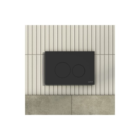 VitrA Origin ABS Flush Plate - Matt Black | Wall Hung Frame