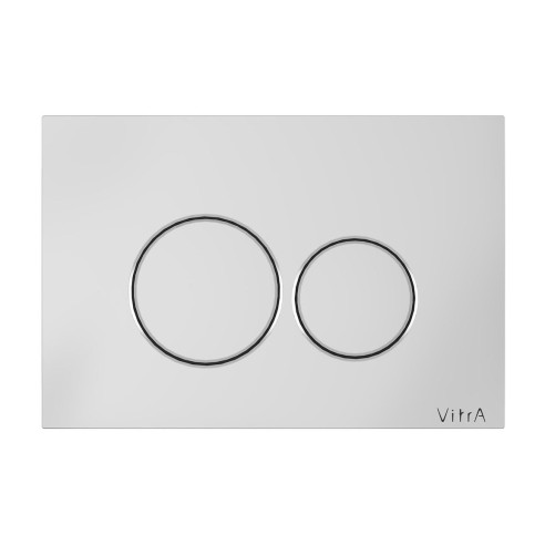 VitrA Origin ABS Flush Plate - Chrome | Wall Hung Frame Syst