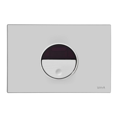 VitrA Pro Photocelled Flush Plate Control Panel - Shiny Chro